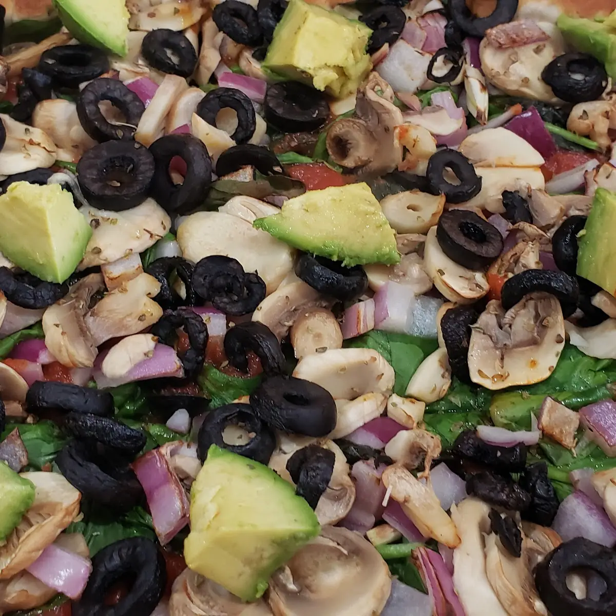 Fresh Cut Veggie Deluxe Specialty Pizza