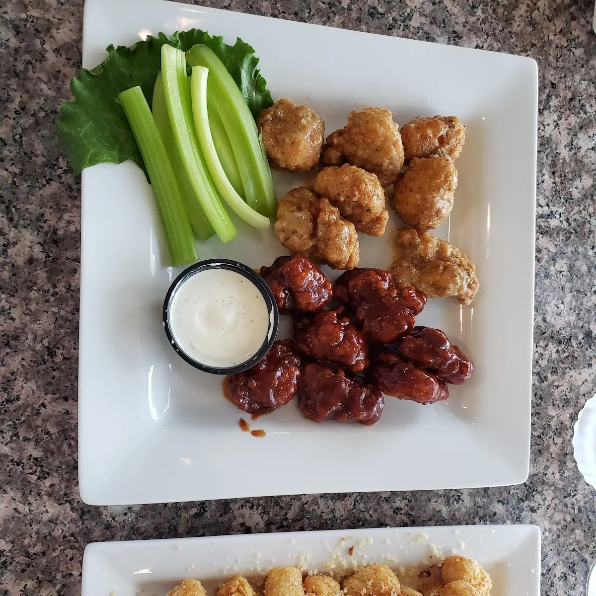 Boneless Wings Parmesan Tots