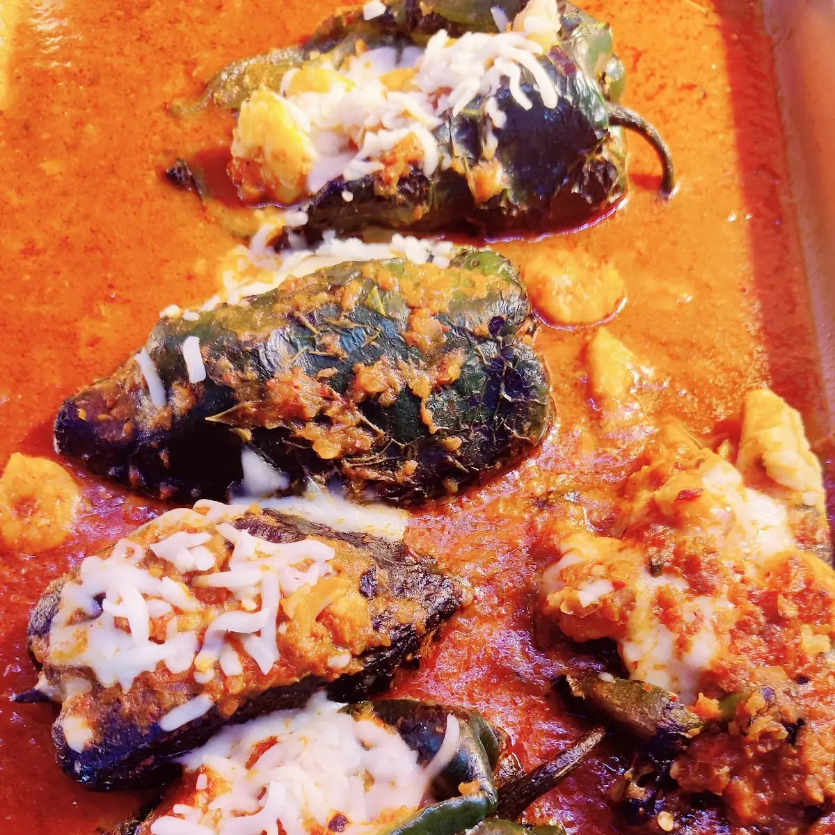 Chile Relleno De Mariscos