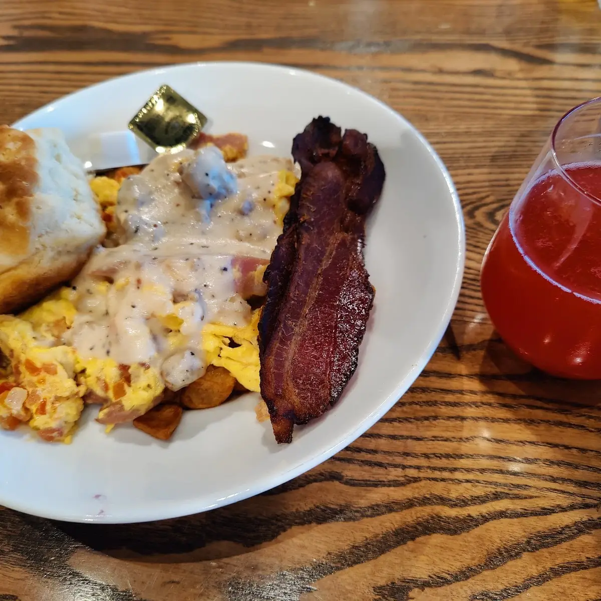 Broken Egg Biscuit Sandwich