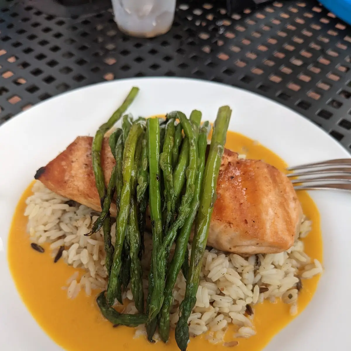 Honey Glazed Grilled Salmon Filet