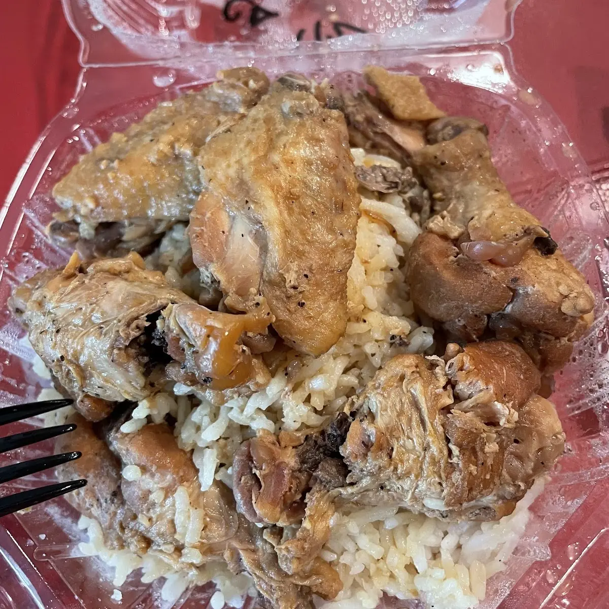 Chicken Adobo over Rice