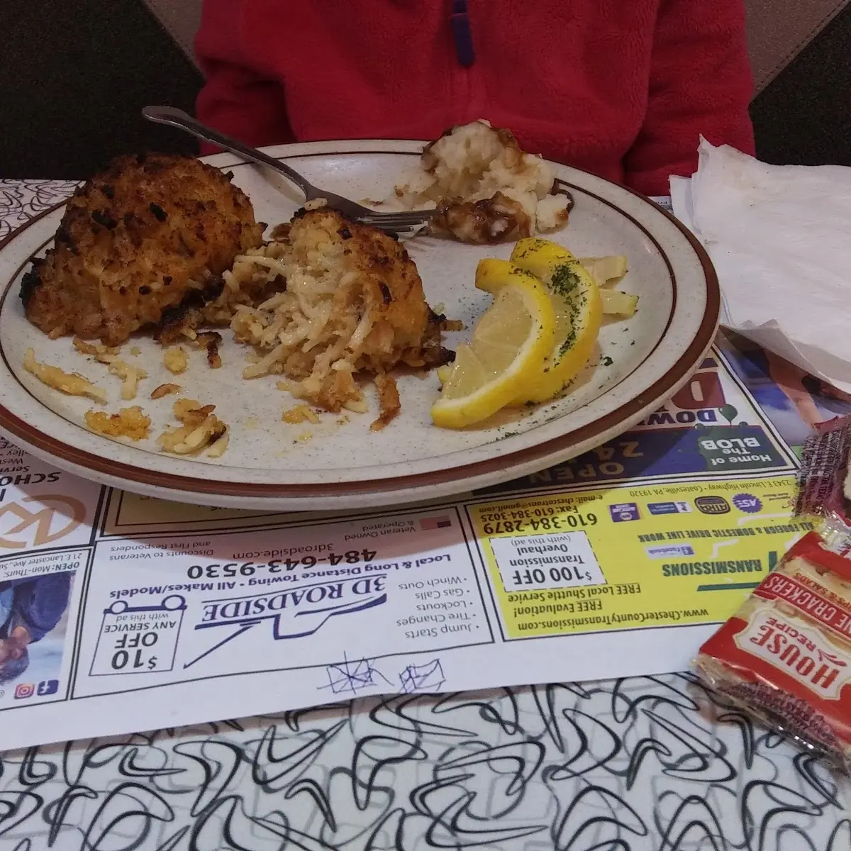 Broiled Crab Cake