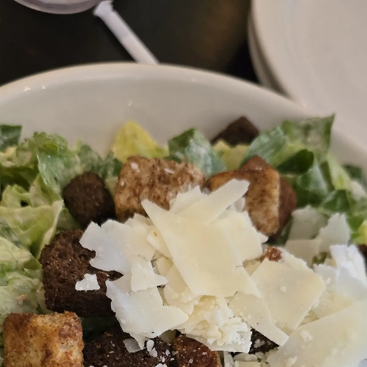 Caesar Salad with Chicken Cutlet