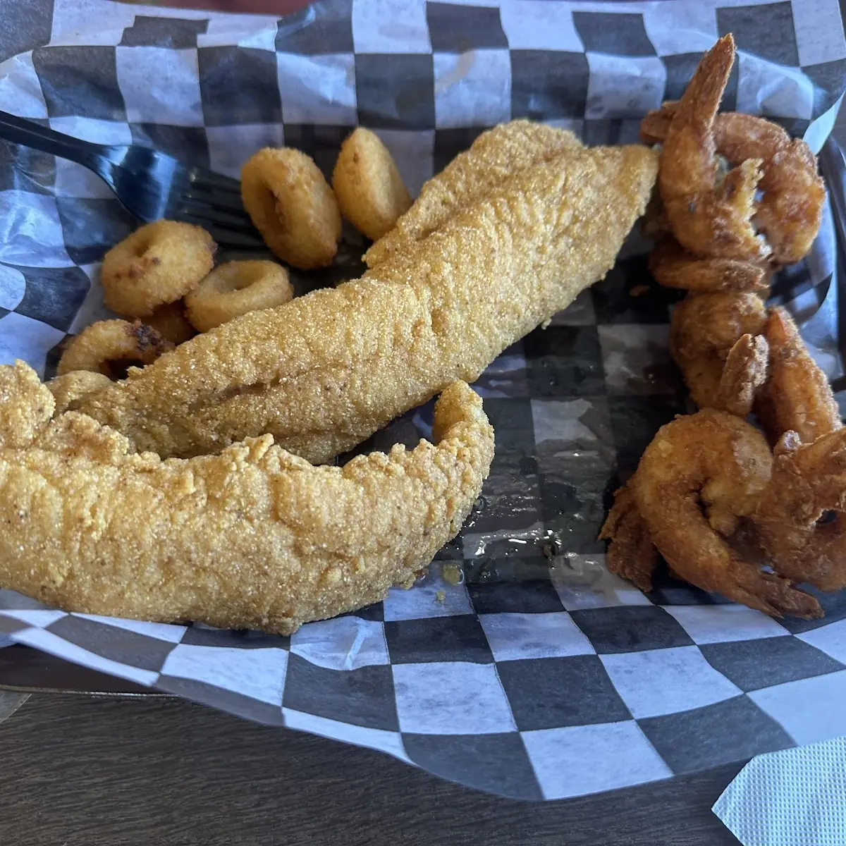Onion Rings Shrimp and Catfish