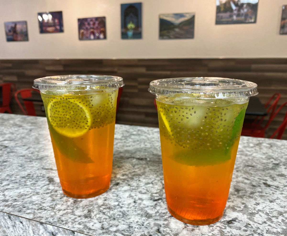 Saffron and Chia Seeds Cocktail