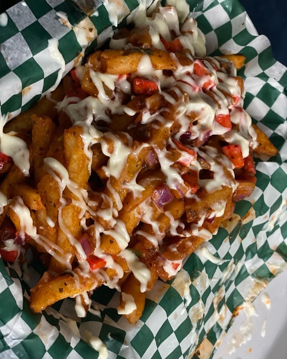 Loaded Fries with Paneer Tikka, Pizza Depot Wyandotte