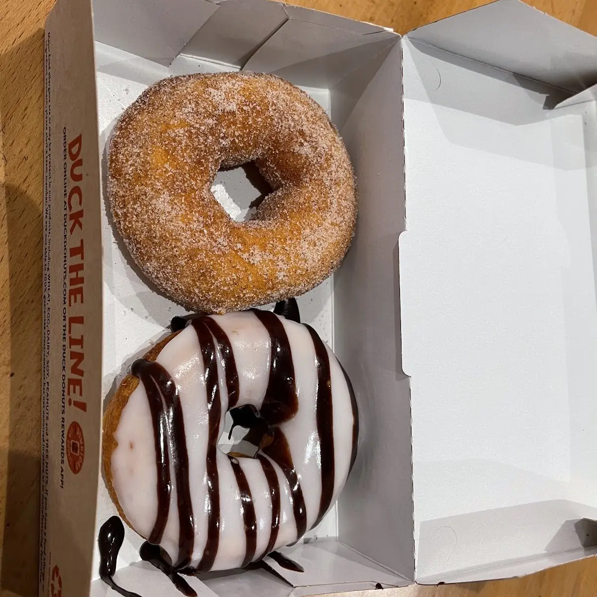 Cinnamon & Marble Frosted Donut