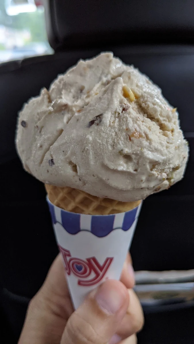 Maple Walnut Ice Cream Cone