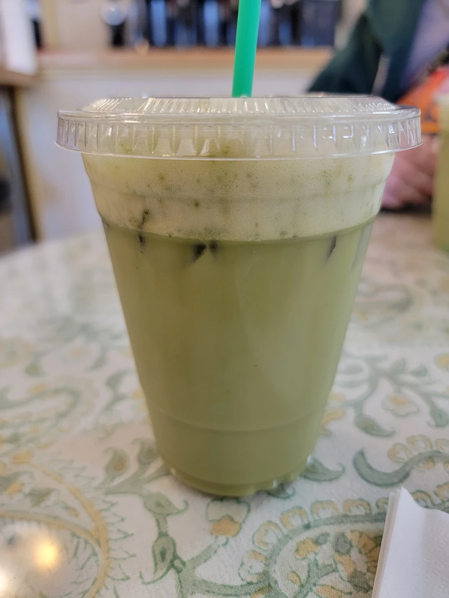 Iced Matcha with Lavender