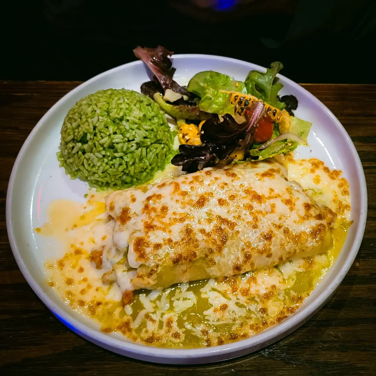 Seafood Enchiladas Verdes