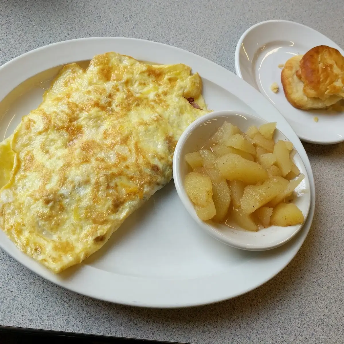 Spam Western Omelet with Cheese