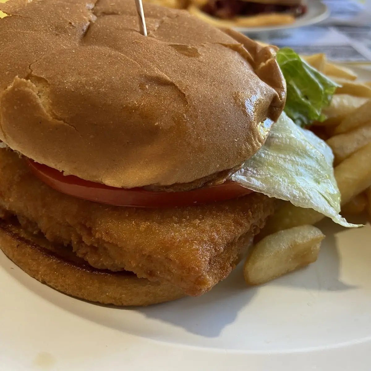 Fried Haddock Fish Sandwich