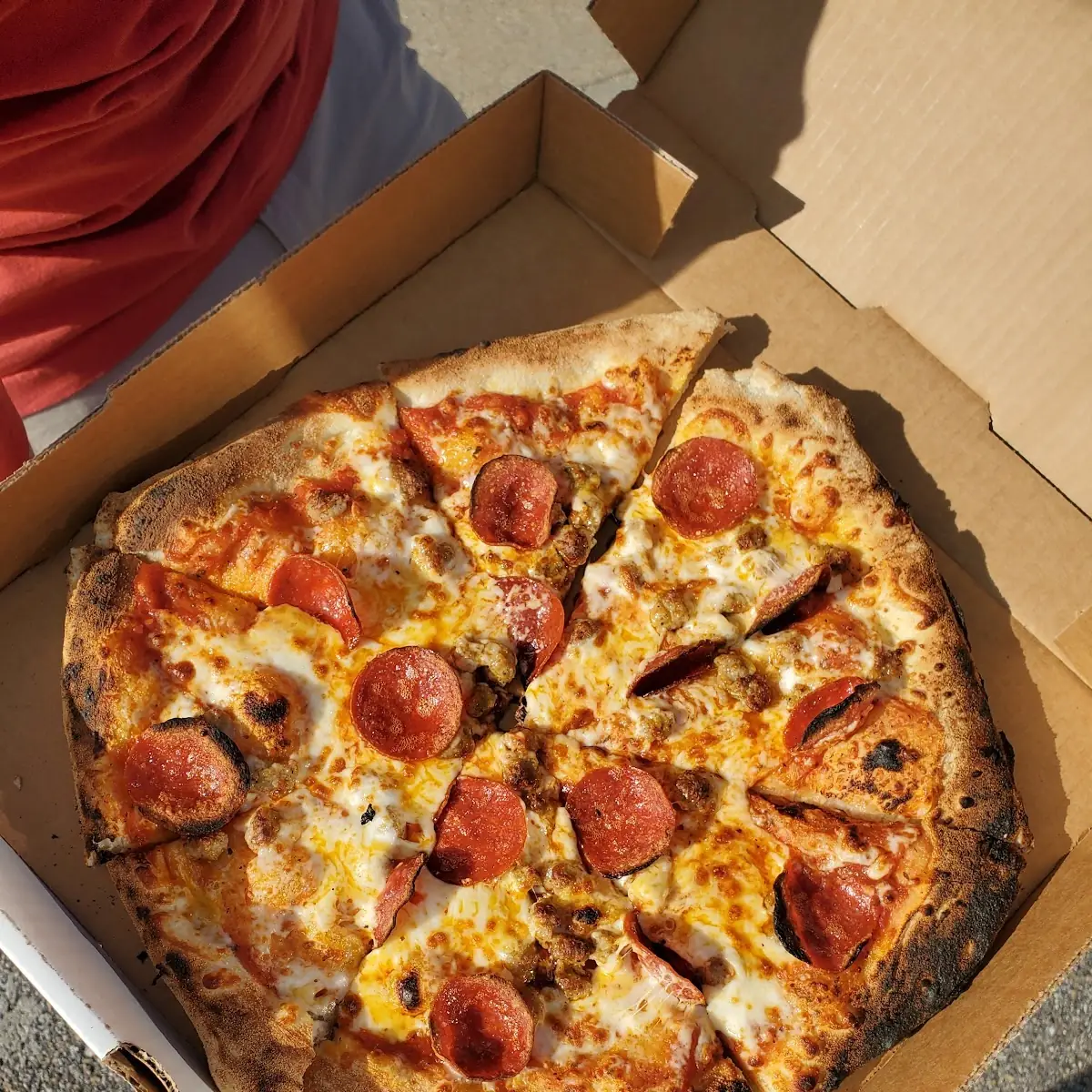 Wood Fired Pepperoni Pizza Takeaway