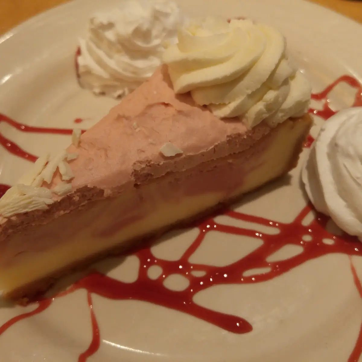 Strawberry Cheesecake with Whipped Cream