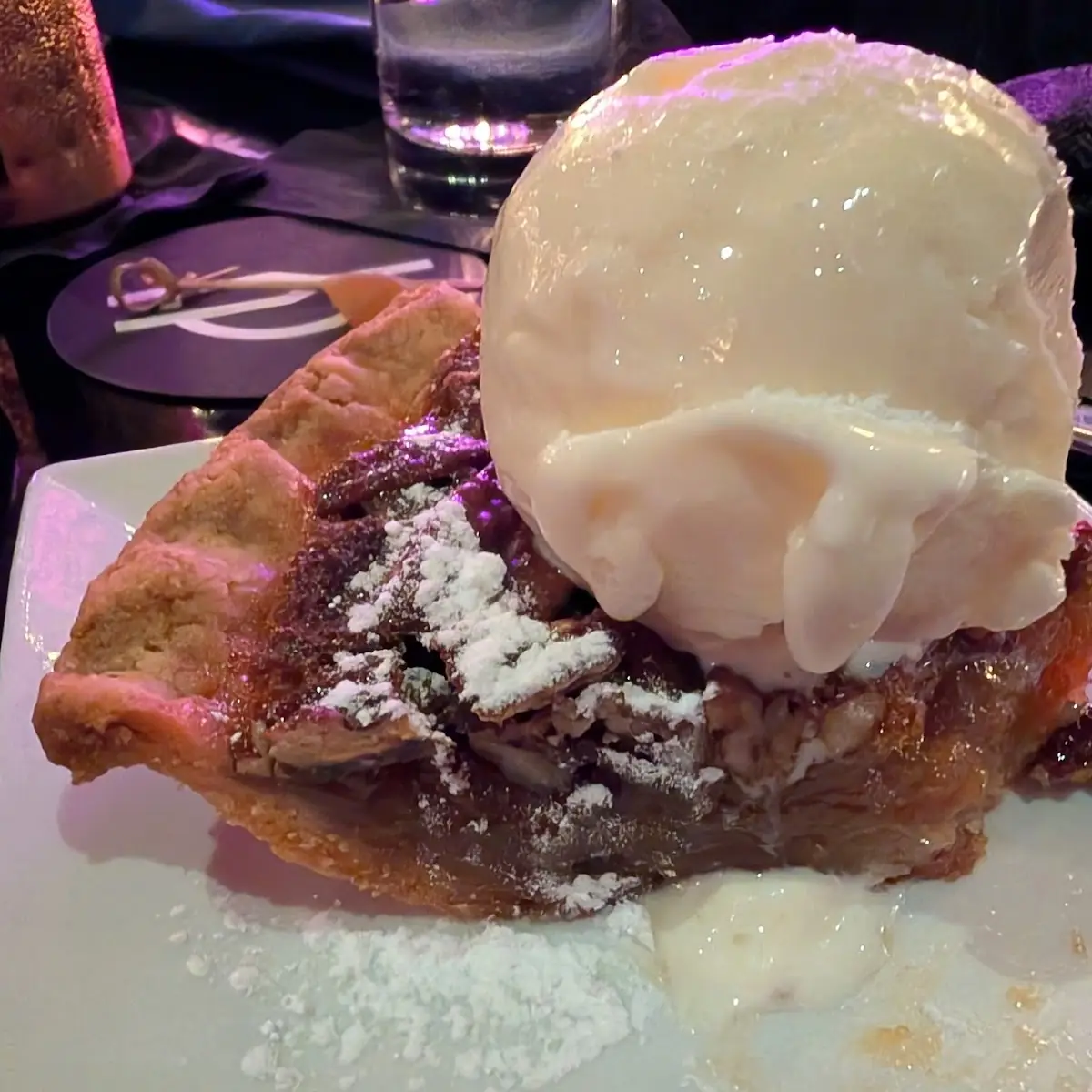 Pecan Pie a La Mode