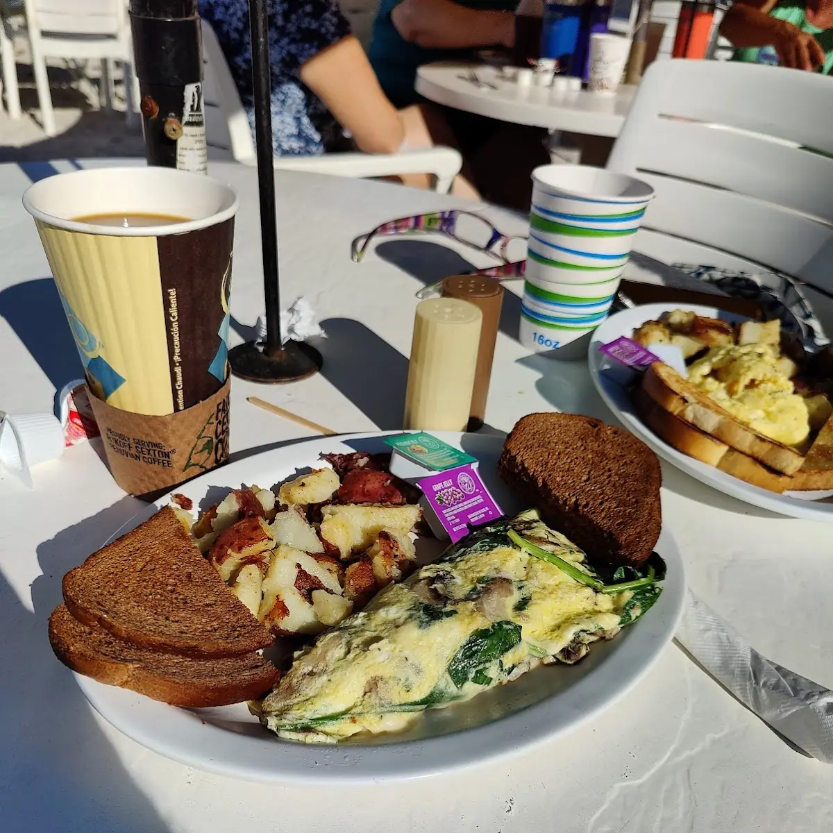 Spinach Omelette
