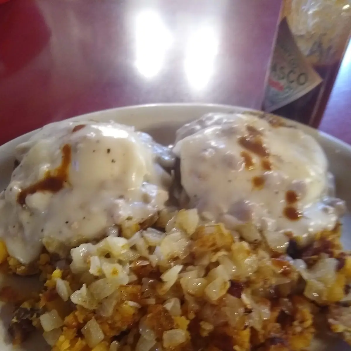 Sausage Gravy Benedict