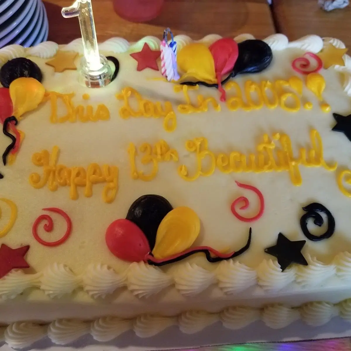13th Birthday Cake