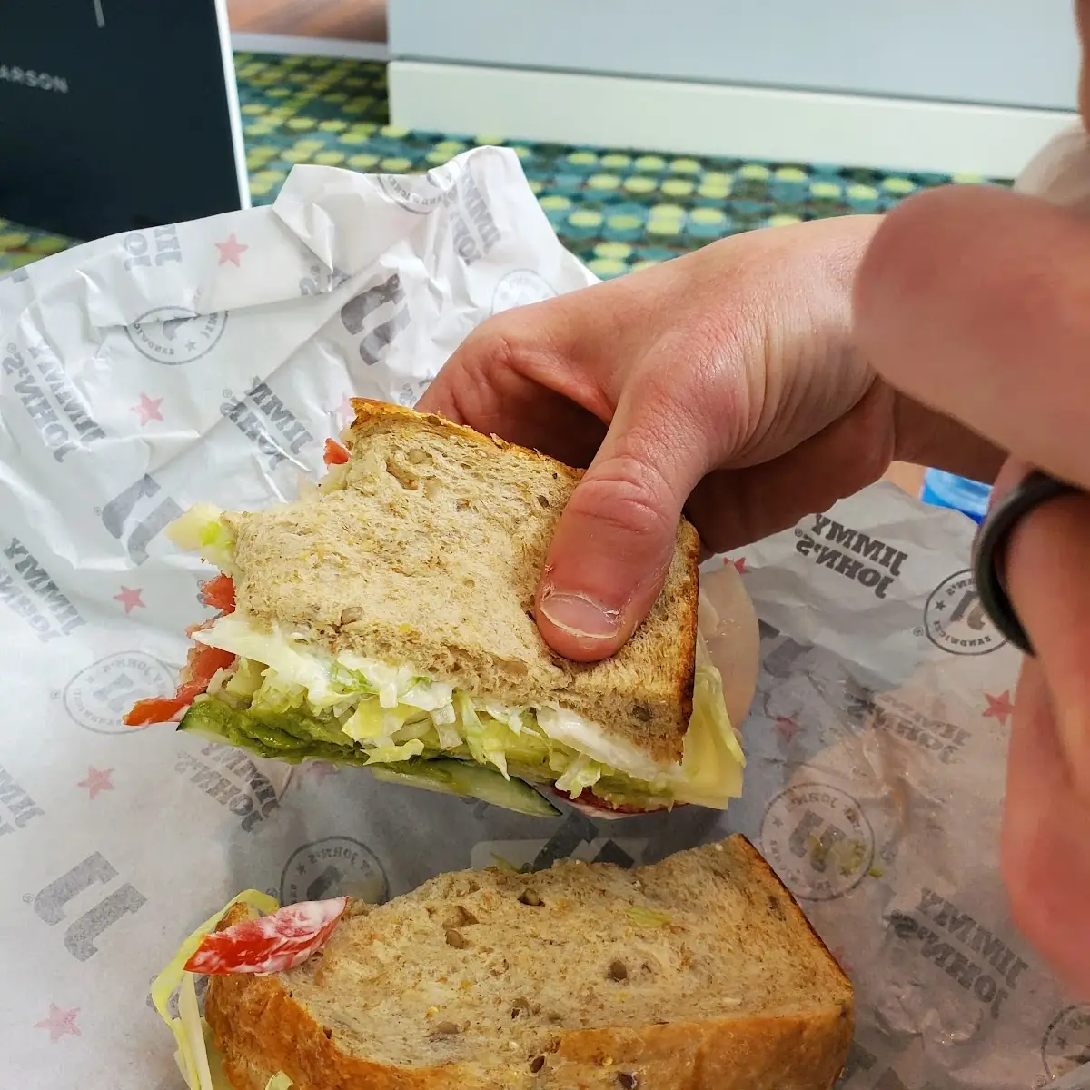 Veggie Sandwich on Wheat