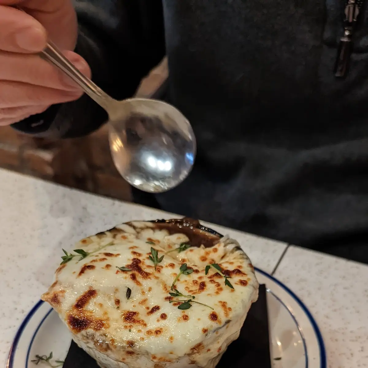 French Onion Soup with Cheese