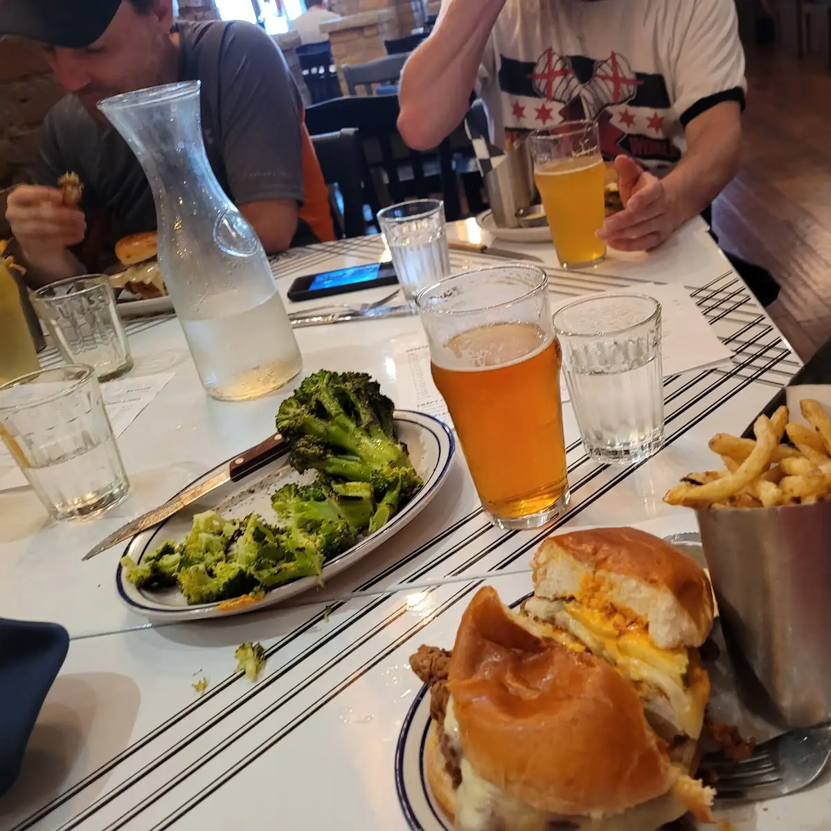 Fried Chicken Sandwich and Fries