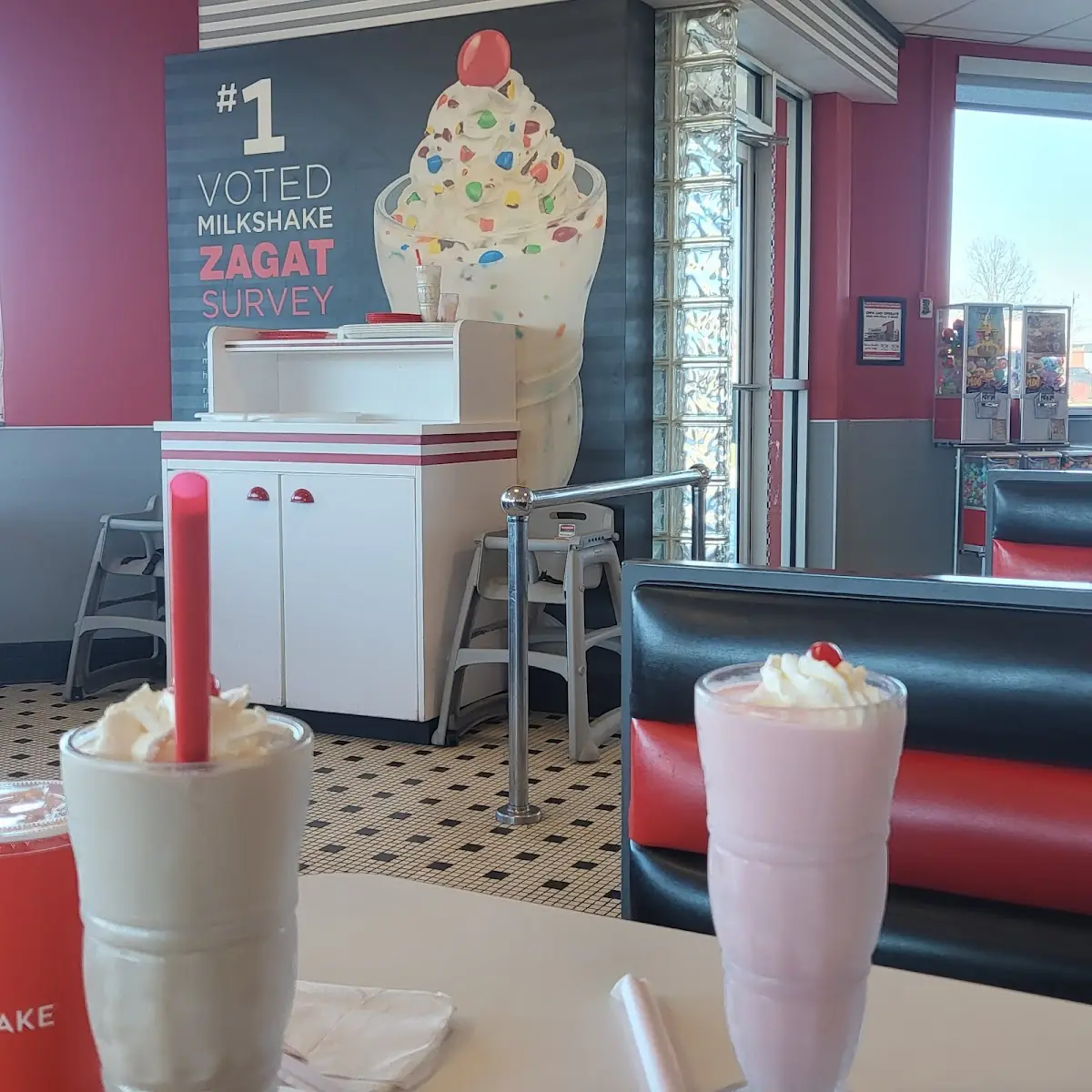 Chocolate Shake Strawberry Shake