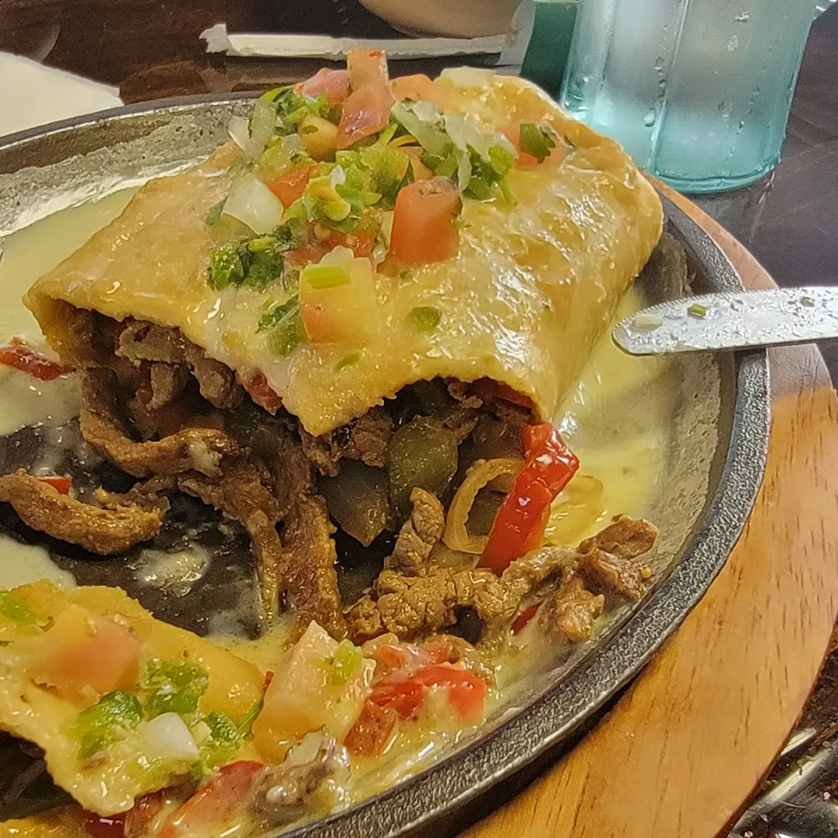 Steak Fajita Chimichanga