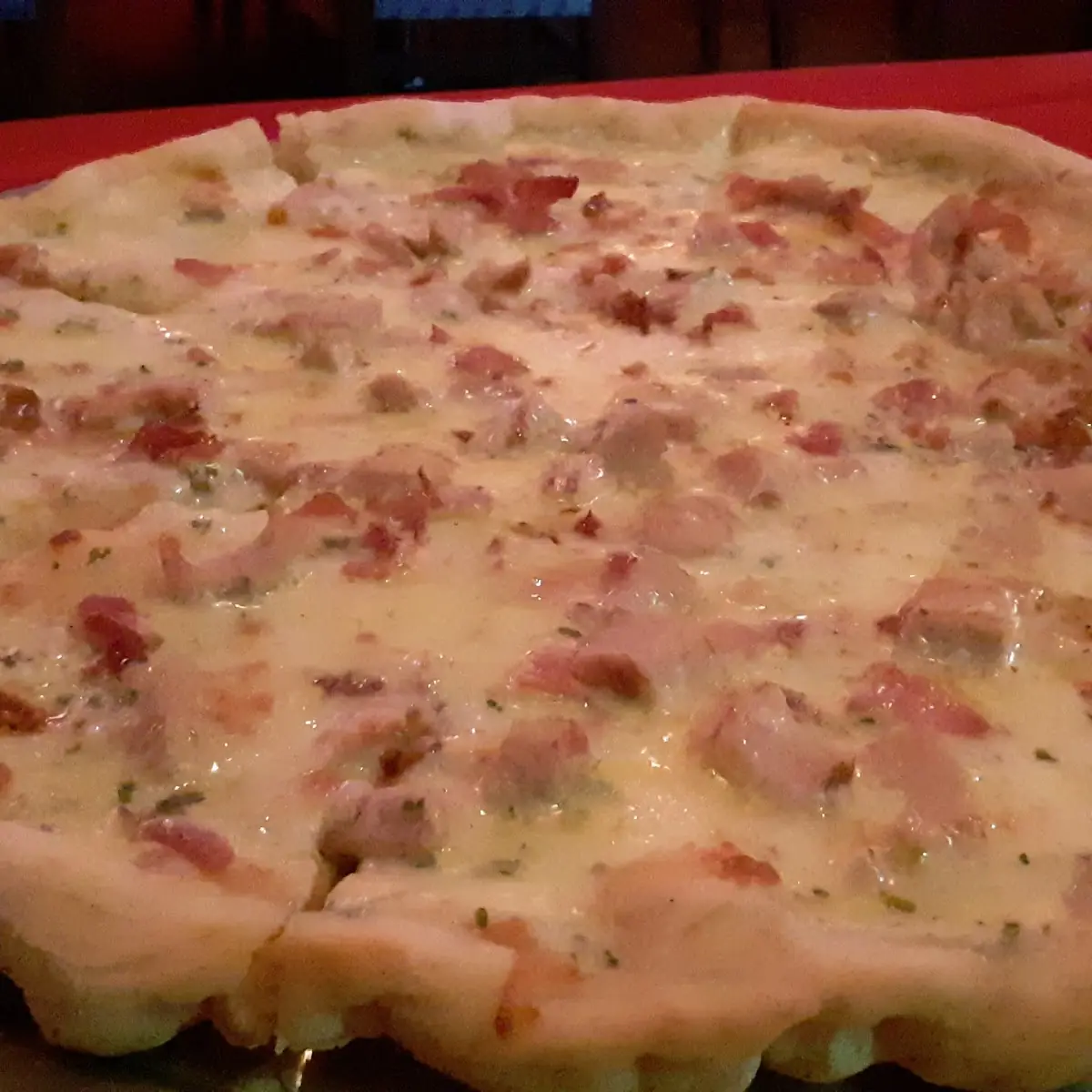 Canadian Bacon Pizza