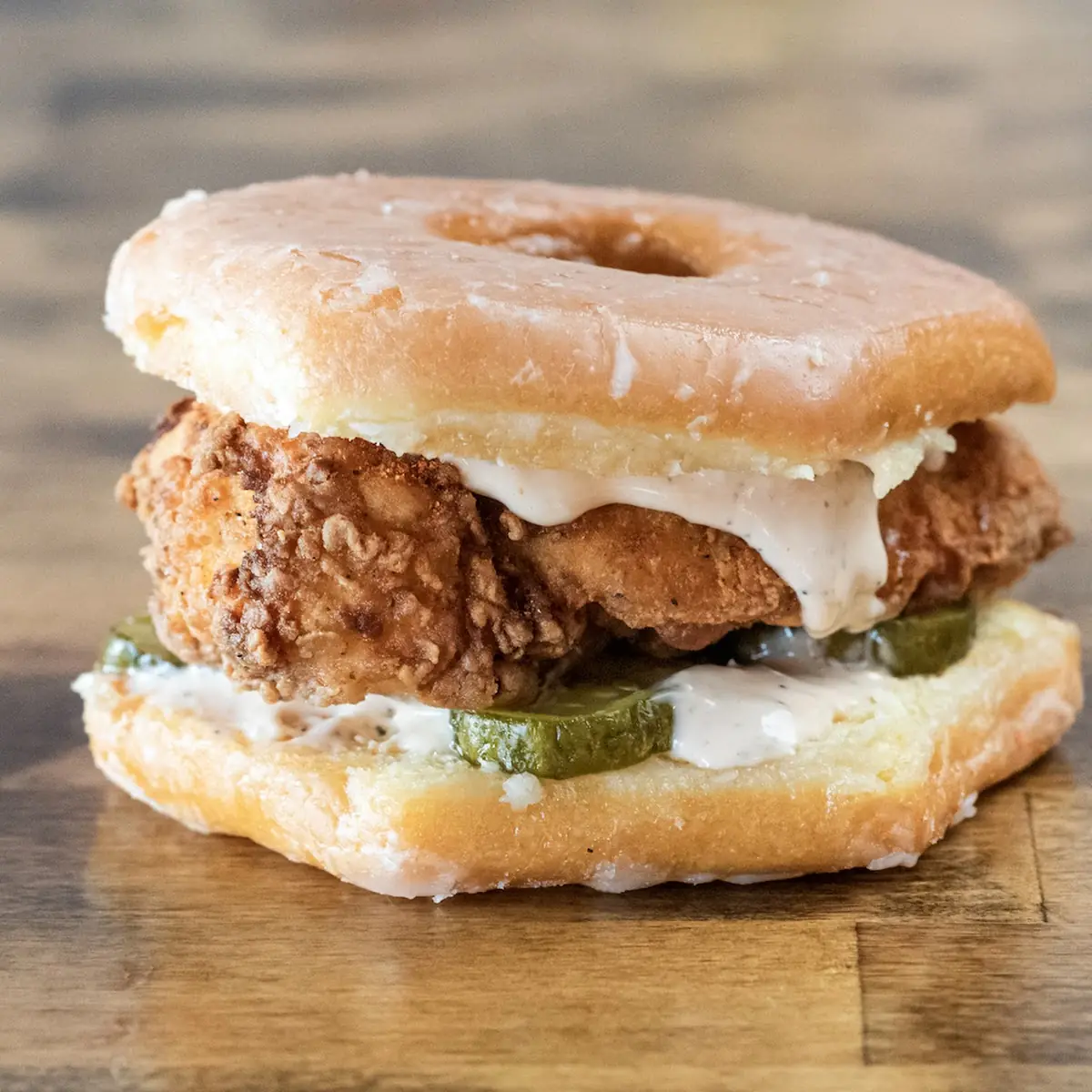 Donut Fried Chicken Sandwich