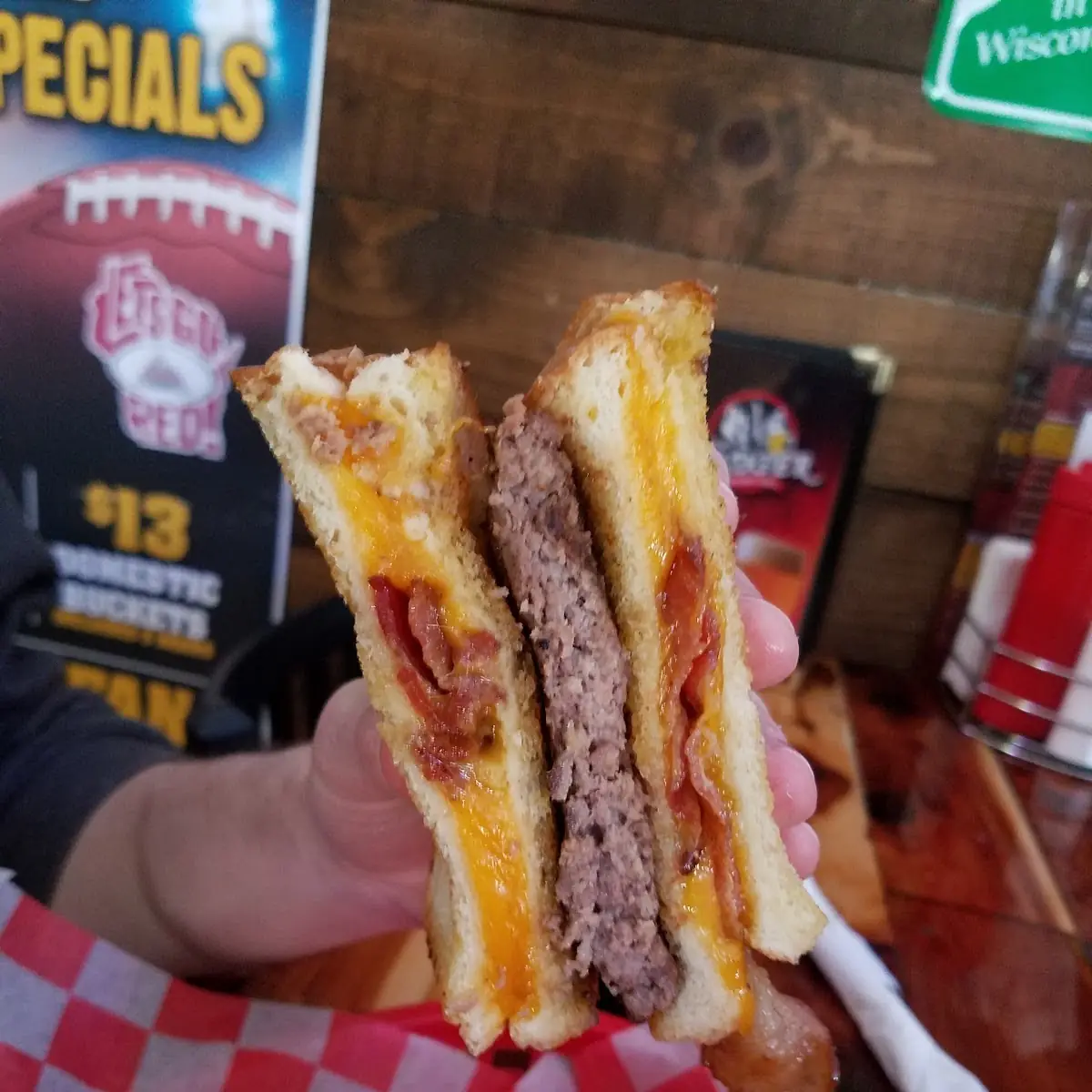 Grilled Cheese Bacon Burger