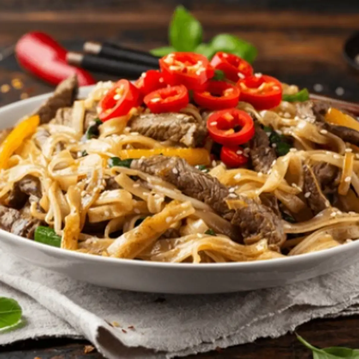 Beef Pad Thai