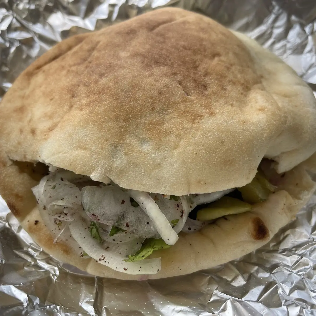 Crispy Chicken Pita