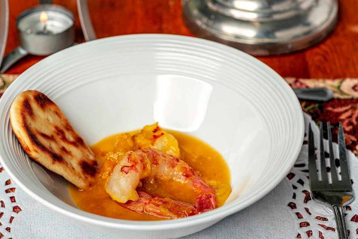 Ravioli Au Homard Sa Pétoncle En Sauce Au Citron, Restaurant Da Rita