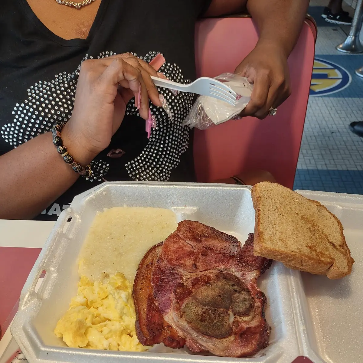 Country Ham Egg and Cheese