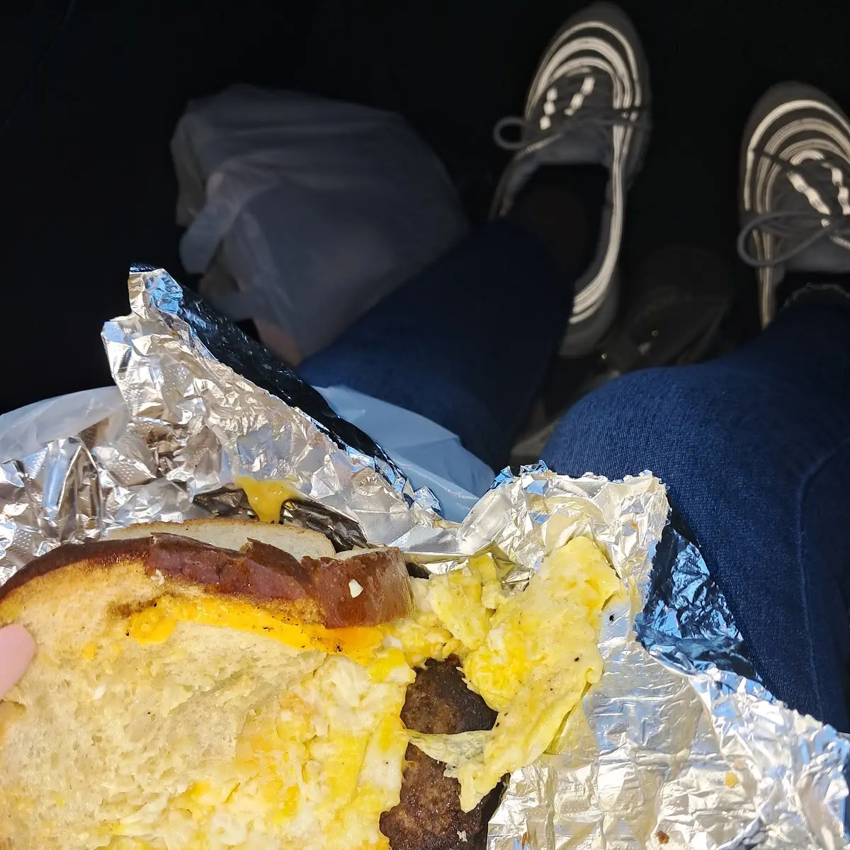 Sausage Egg and Cheese Sandwich