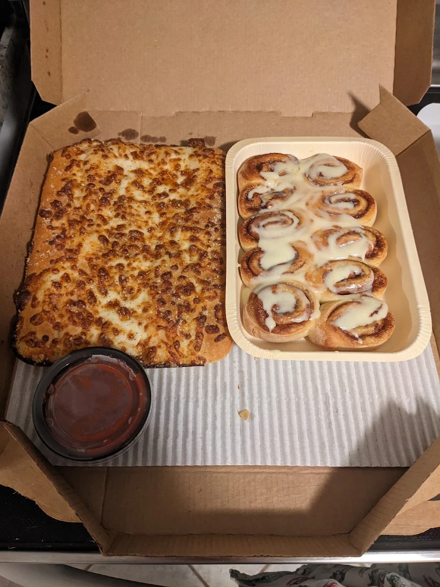 Cheese Sticks and Cinnamon Rolls