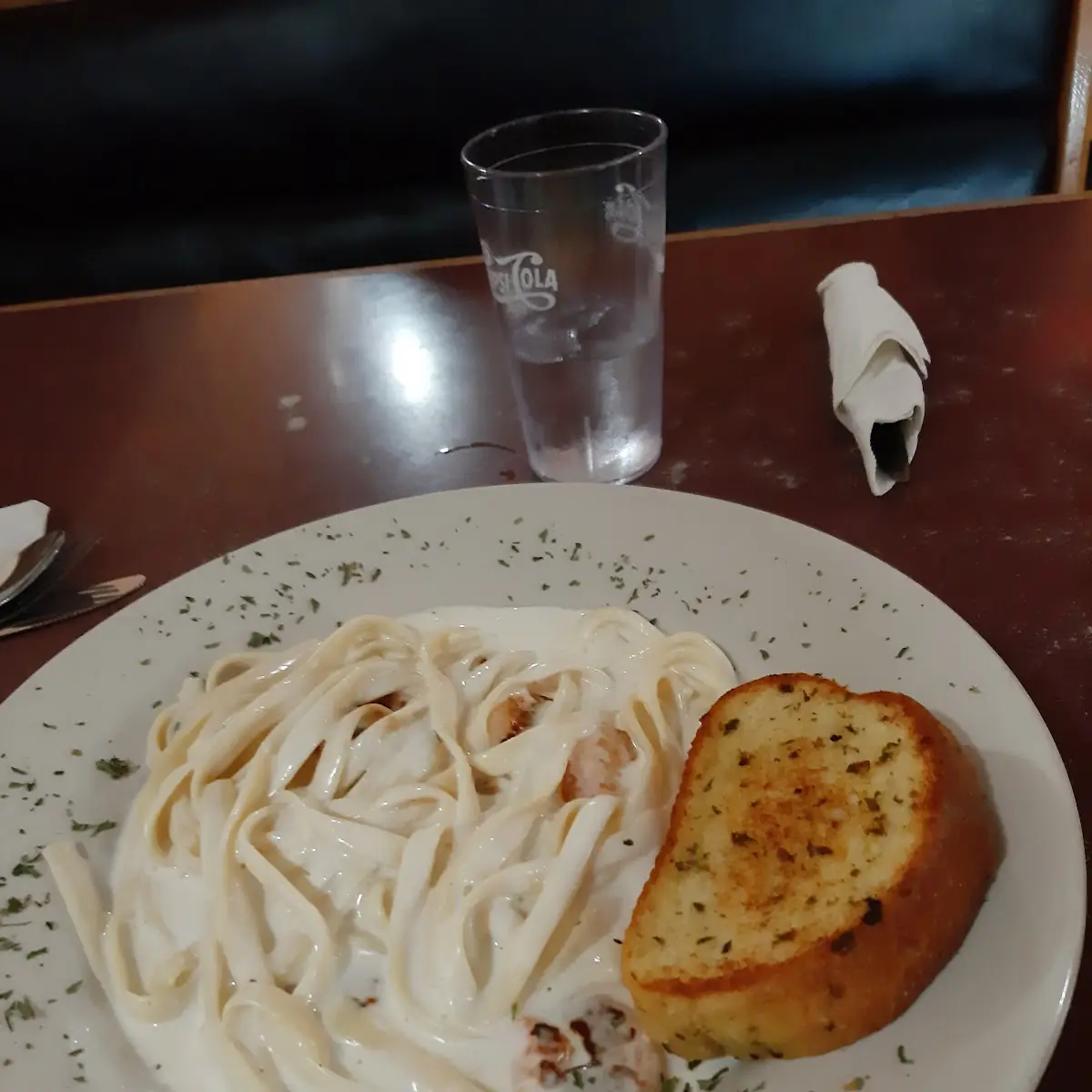 Fettuccine Alfredo with Shrimp