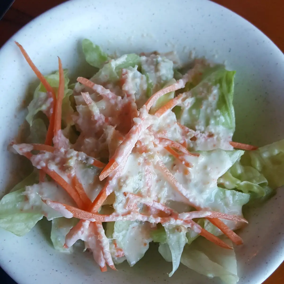 Salad with Ginger Dressing