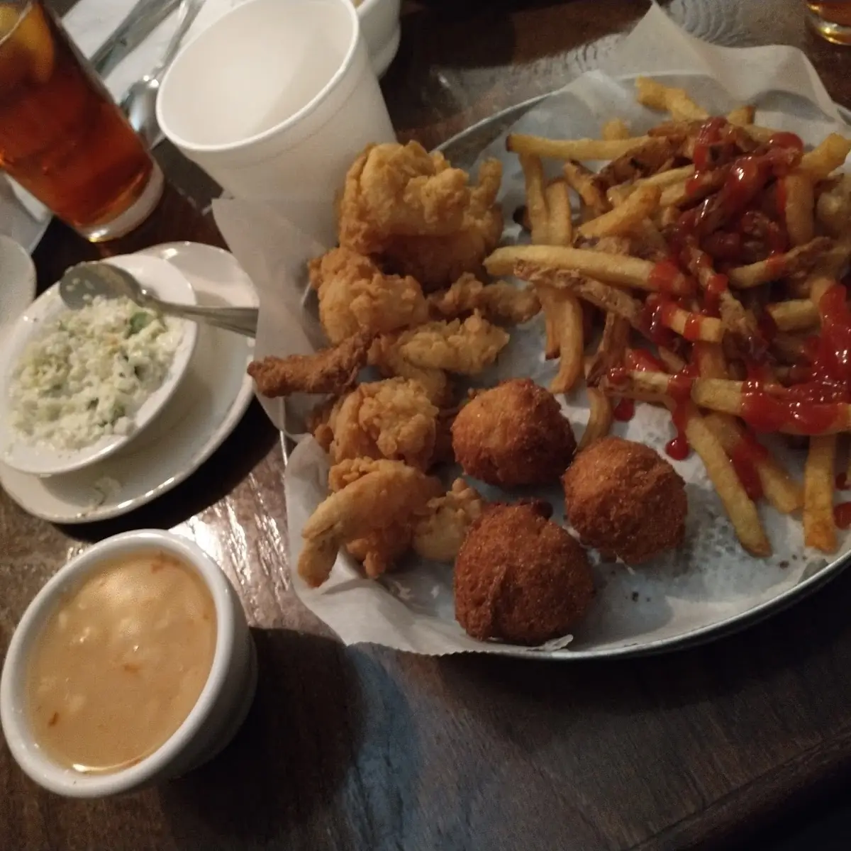 Popcorn Shrimp Oysters