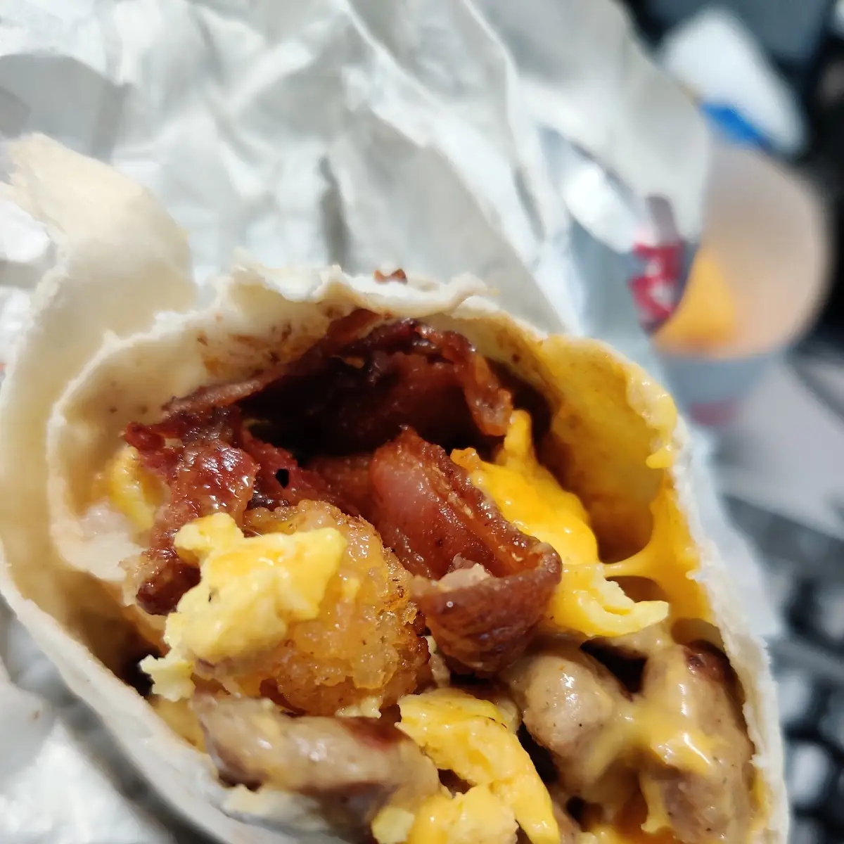 Ultimate Meat and Cheese Burrito