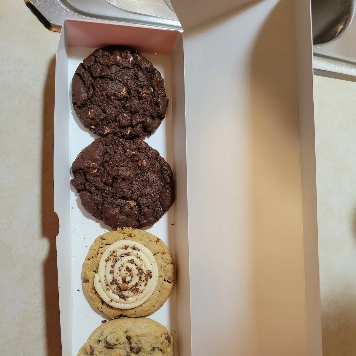 Triple Chocolate Chip Cookies