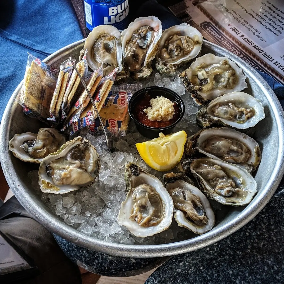 Lady Island Oysters on the Half Shell