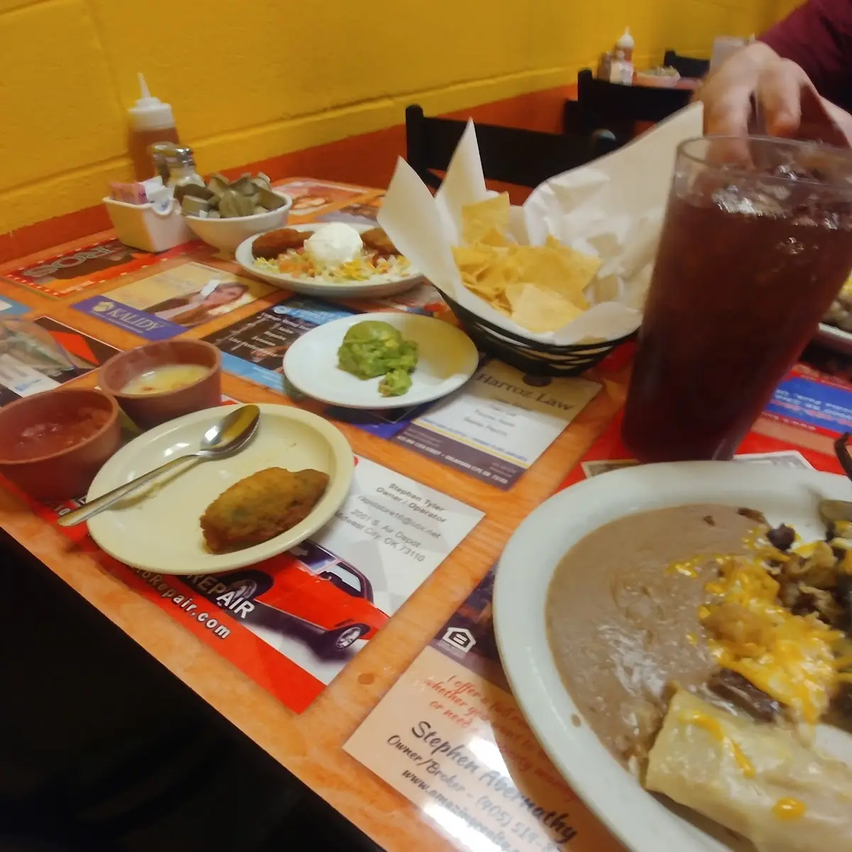 Chile Relleno and Enchilada
