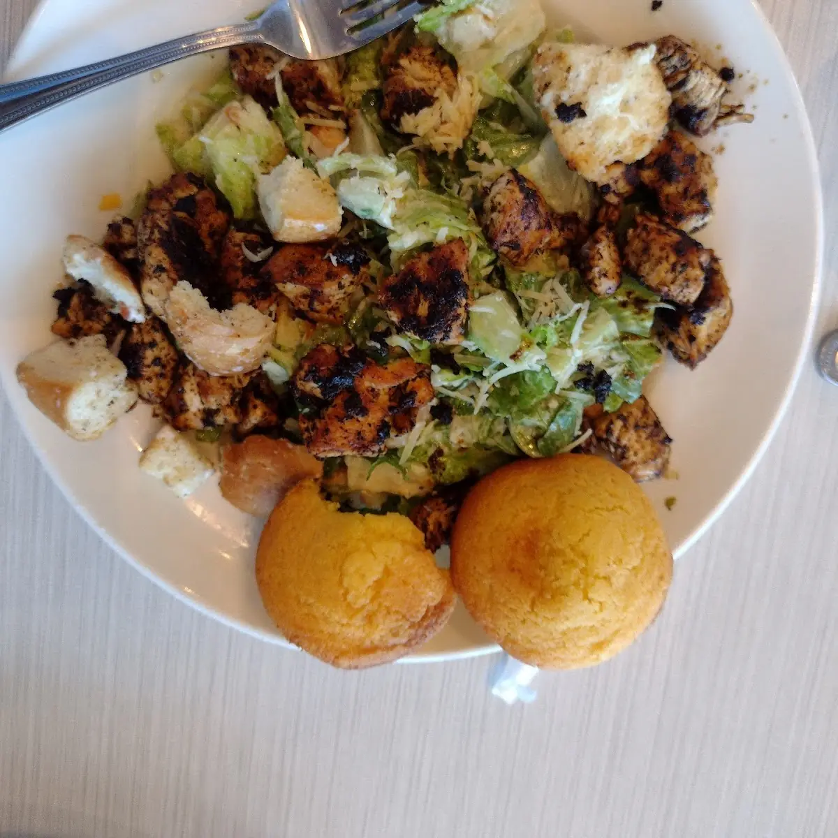 Blackened Chicken Ceasar Salad