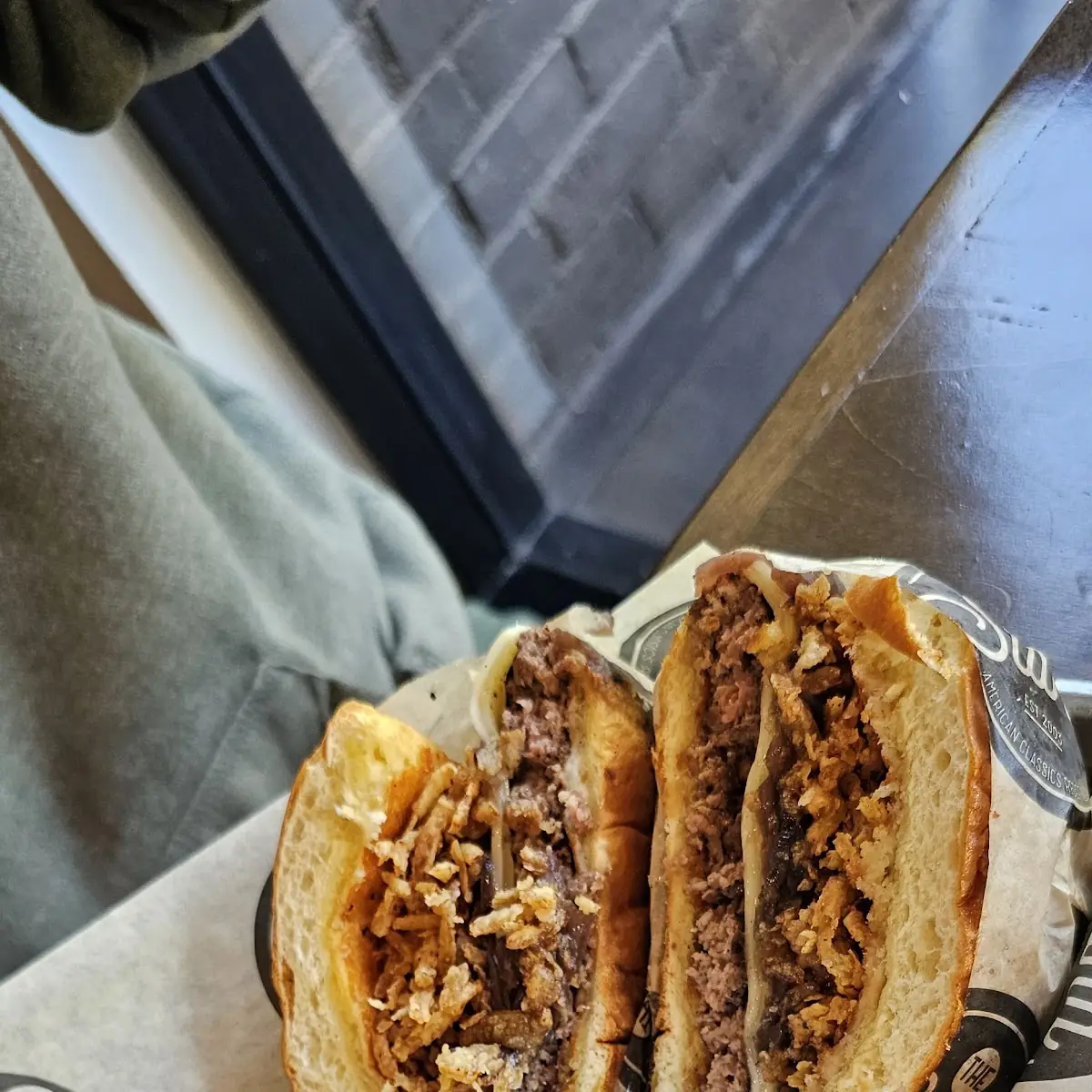 French Onion Soup Burger