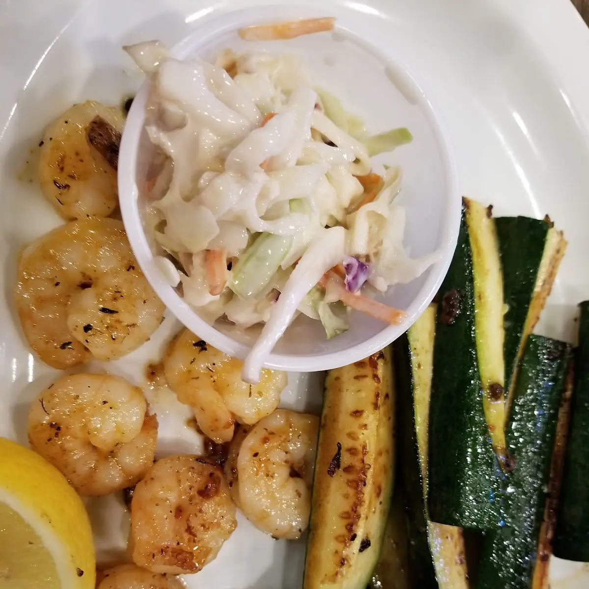 Grilled Shrimp with Zucchini