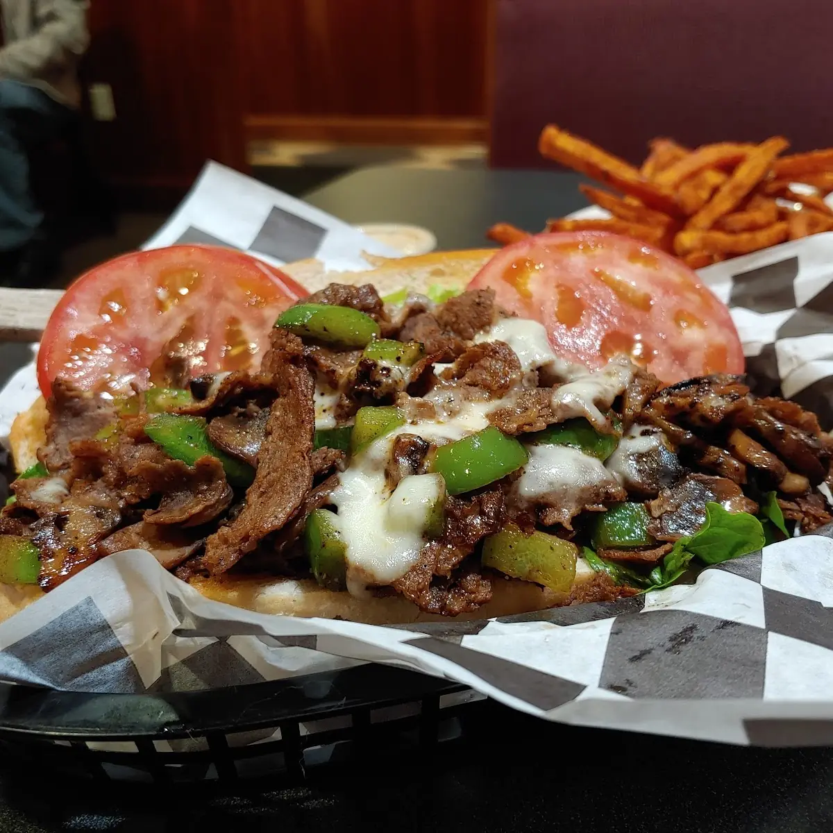 Philly Cheese Steak with Mushrooms