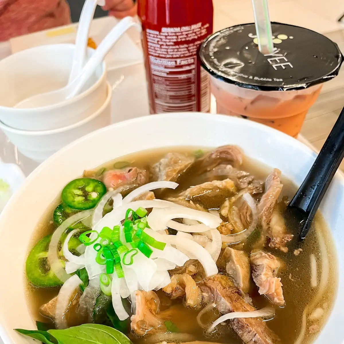 Rare Beef Noodle Pho Noodle