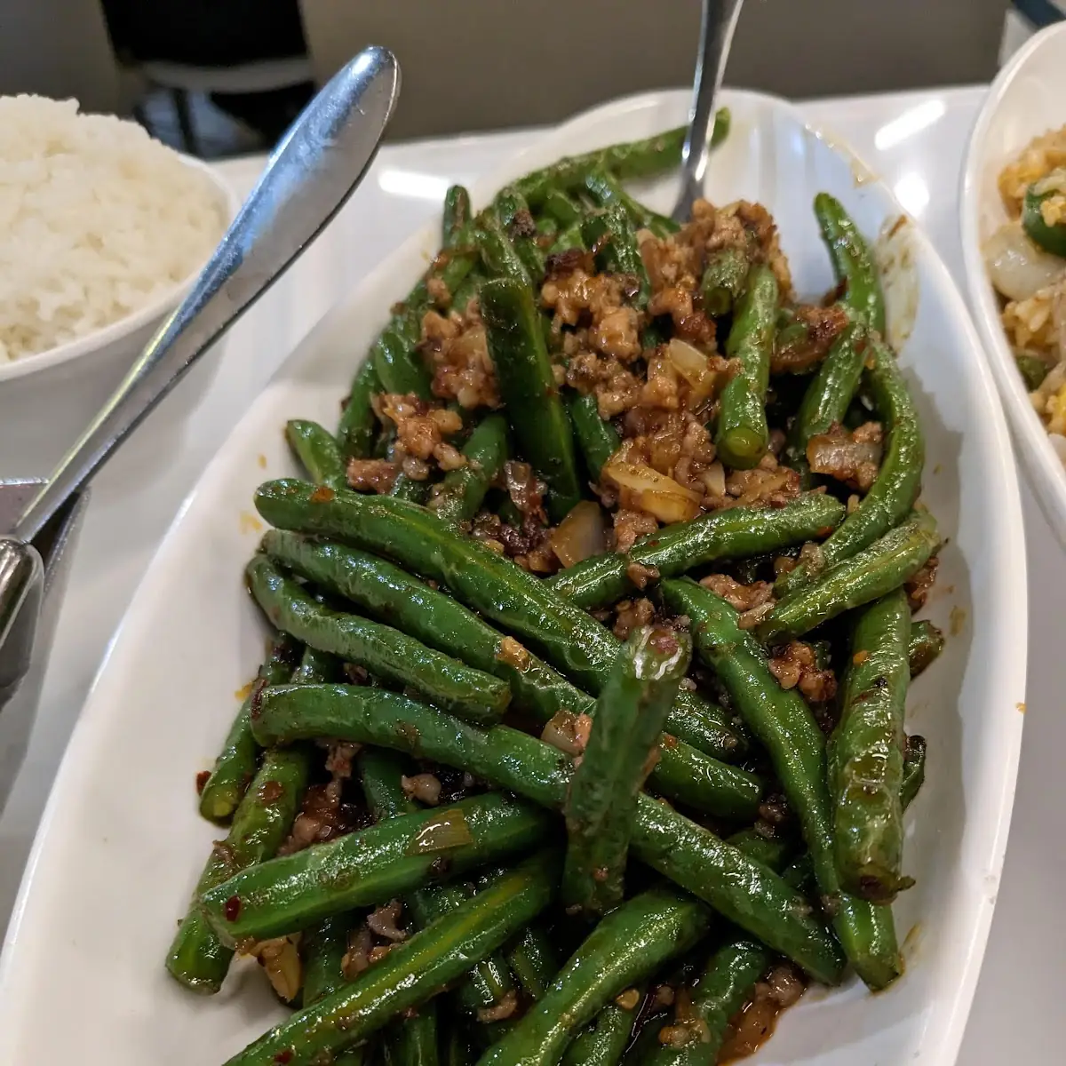 String Beans in Garlic Sauce